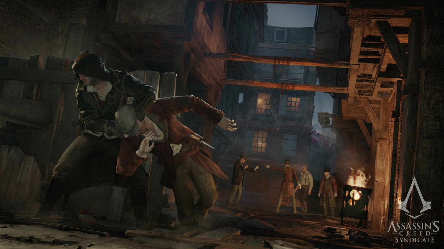Assassin's Creed SyndicateDas Deckungssystem wurde gehörig überarbeitet. Statt auf Knopfdruck begibt sich unsere Spielfigur jetzt ganz automatisch in den Schutz einer Wand.