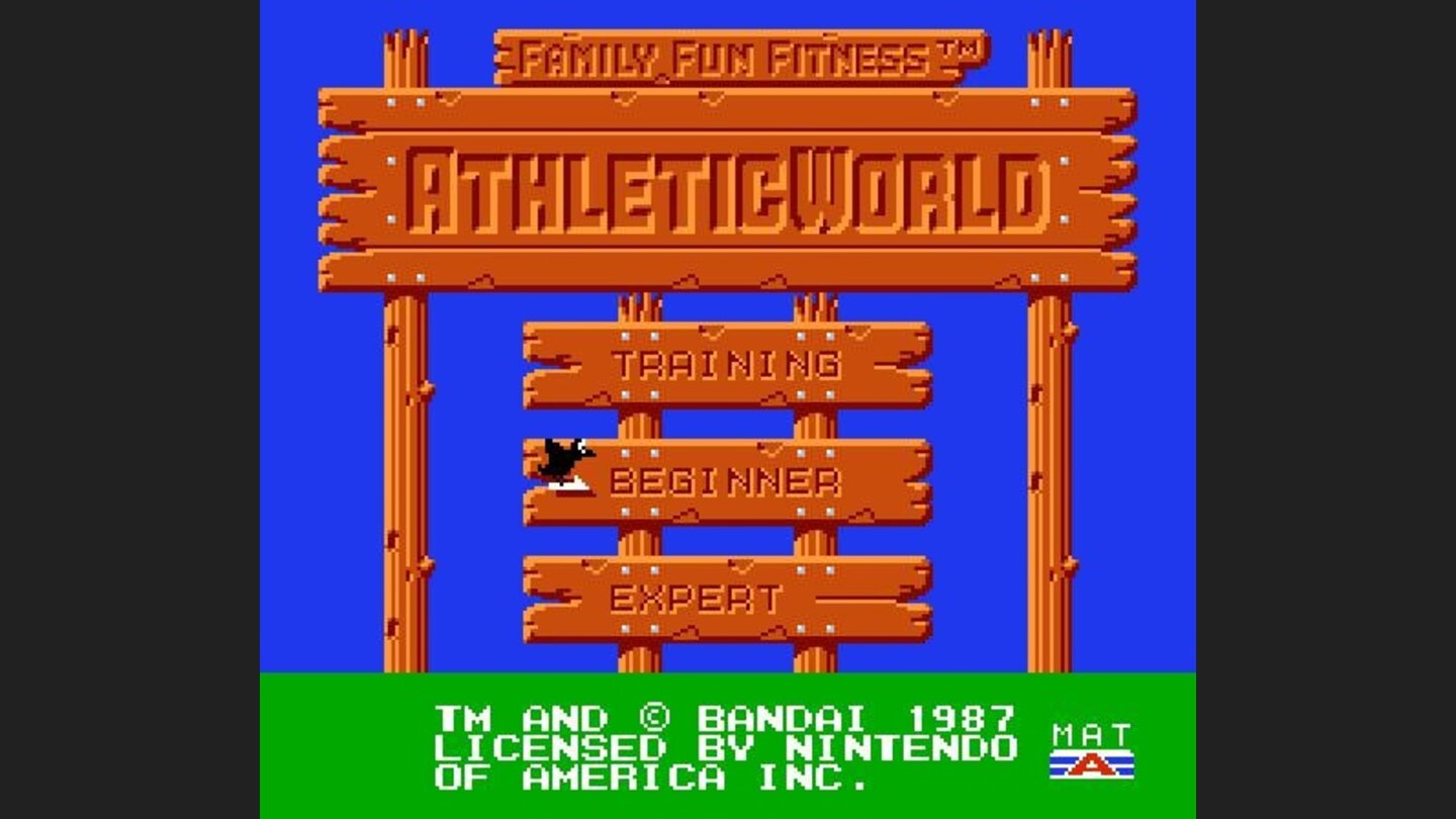 Title screen (select game mode)