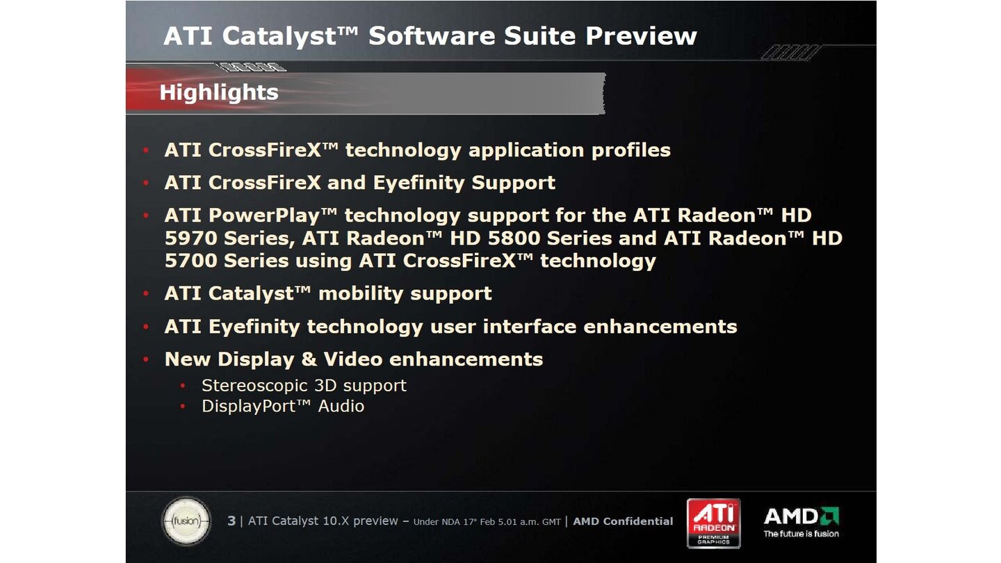 ATI Radeon Catalyst 03