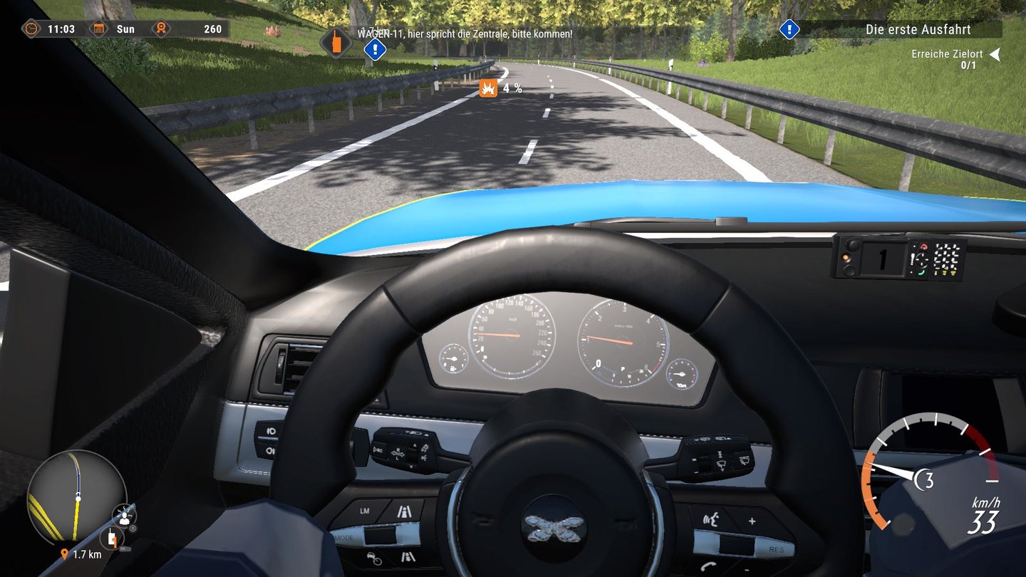 Autobahnpolizei Simulator 2Zauberhaftes Spiel 2: Schau mal Mama, ohne Hände!!!