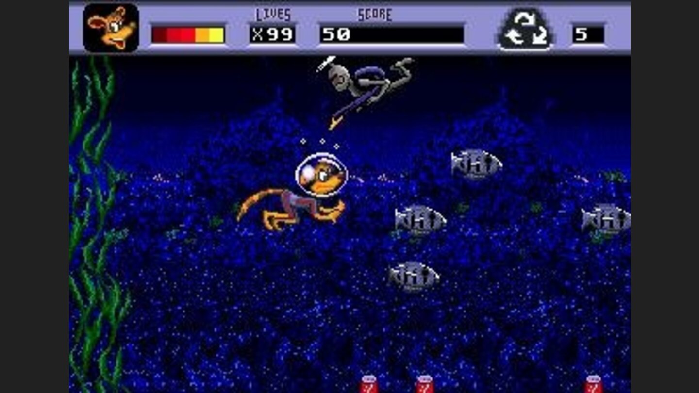 Robots and fish disturb you