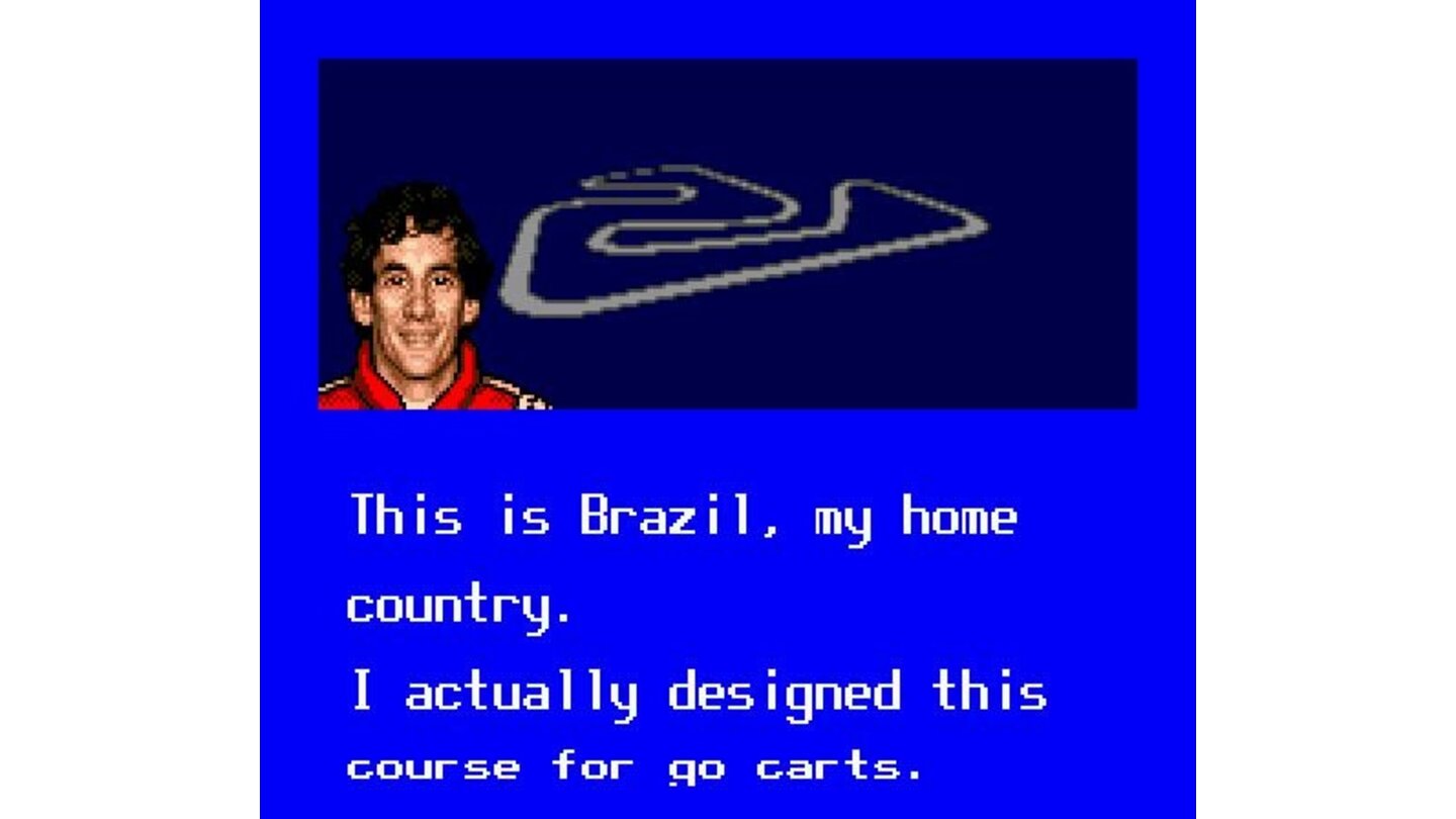 Interlagos, in Ayrton's own words