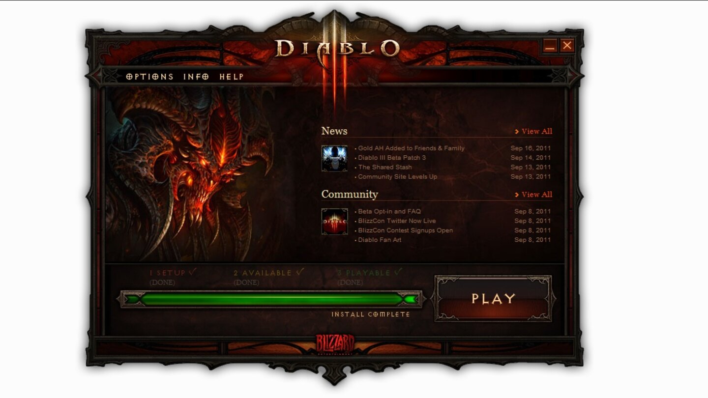 Diablo 3 Beta-PlaythroughBlizzard hat den geschlossenen Beta-Test zu Diablo 3 gestartet. Wir haben die Beta bereits durchgespielt und zeigen Ihnen in der Bildergalerie die wichtigsten Stationen unseres Playthroughs. Dabei erklären wir auch die neuen Spielelemente aus Diablo 3, soweit sie schon in der Beta integriert sind.