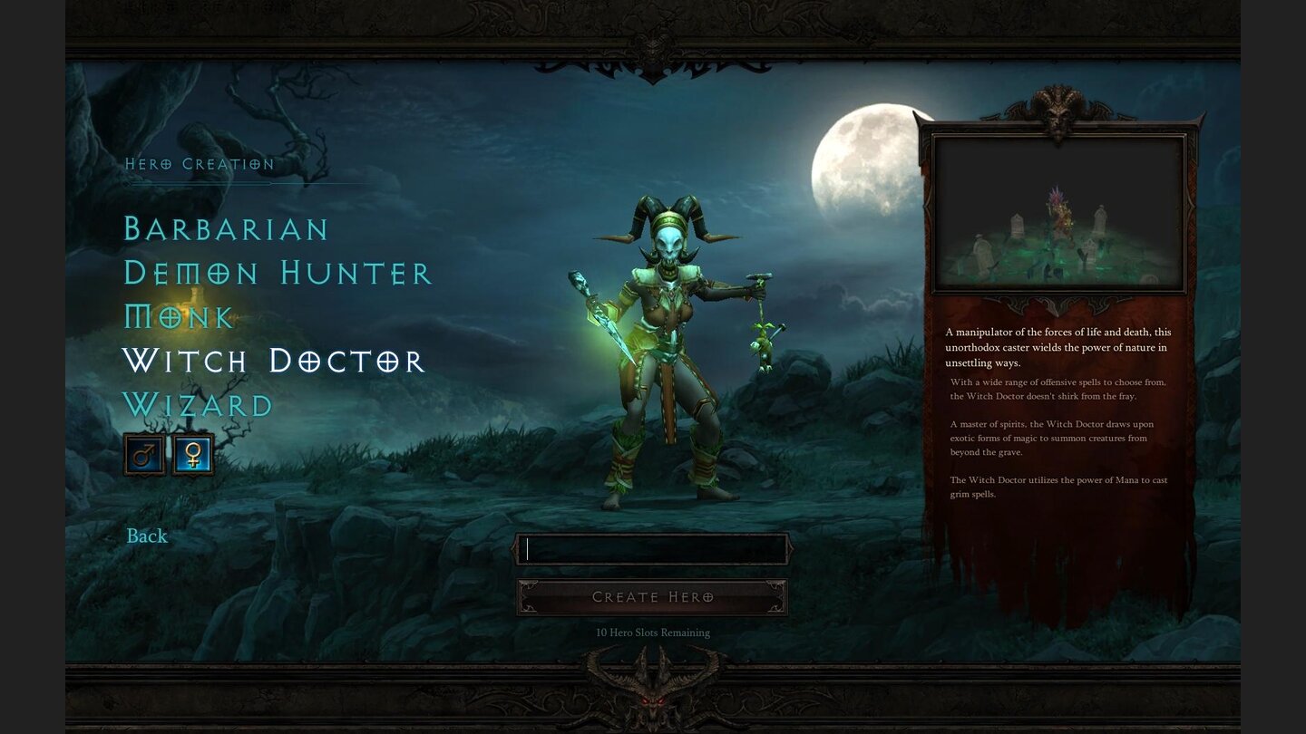 Diablo 3 Beta-PlaythroughFrau Witch Doctor