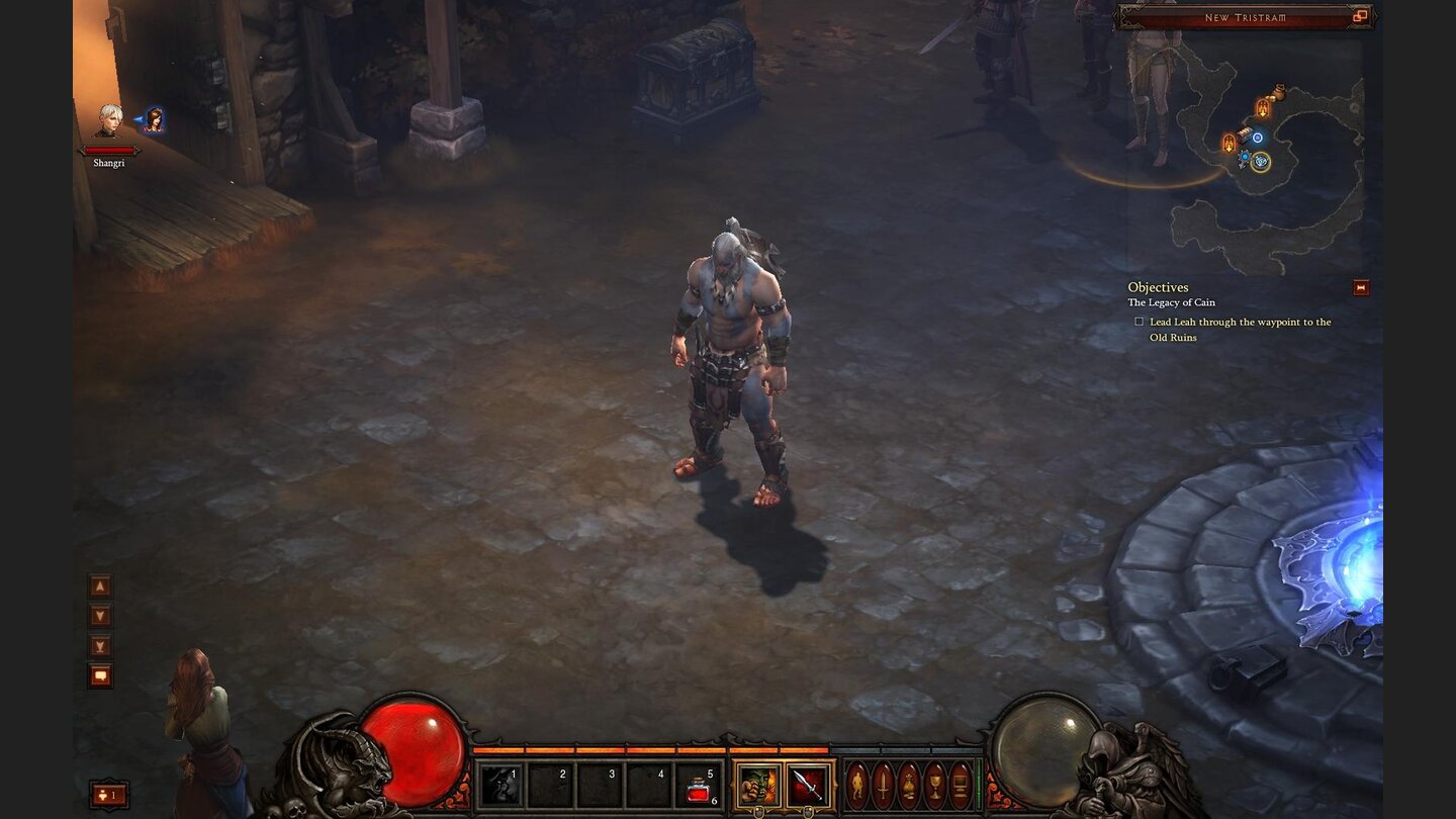 Diablo 3 Beta-PlaythroughMit den ersten gefundenen Gegenständen sehen wir nun auch nicht mehr so schäbig aus, wie noch zu Beginn.