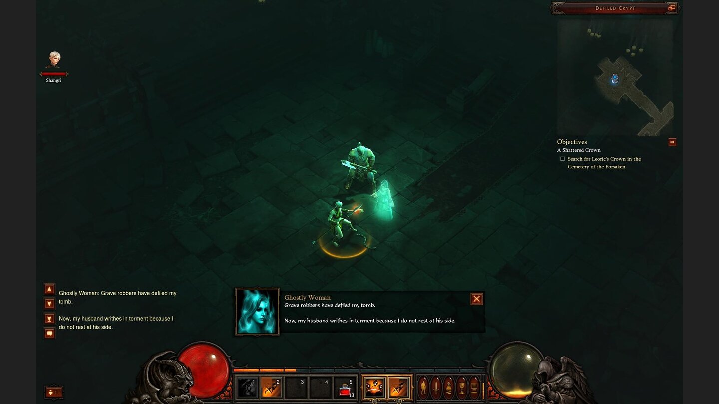 Diablo 3 Beta-PlaythroughWie alle Texte sind auch die Zufall-Events sehr gut vertont.