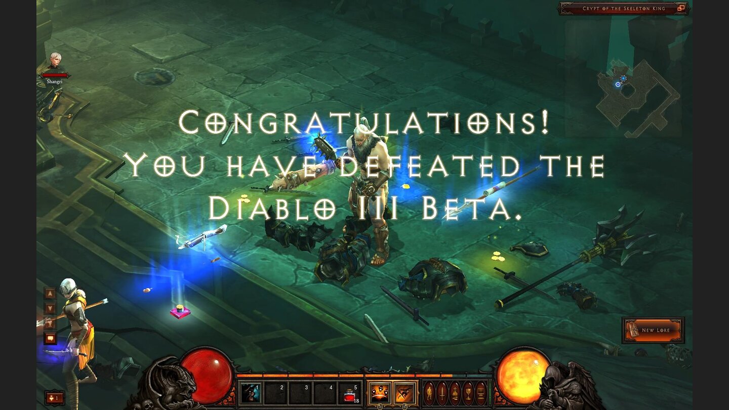 Diablo 3 Beta-PlaythroughNach knapp 2,5 Stunden haben wir die Beta mit dem Barabaren durchgespielt. Und welche Klasse probieren wir als nächstes?