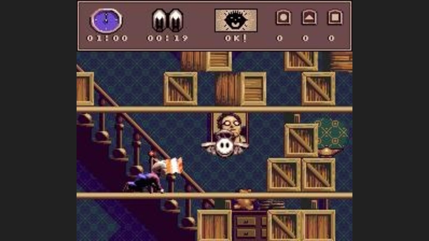 Angel has to clear the path to the flag.