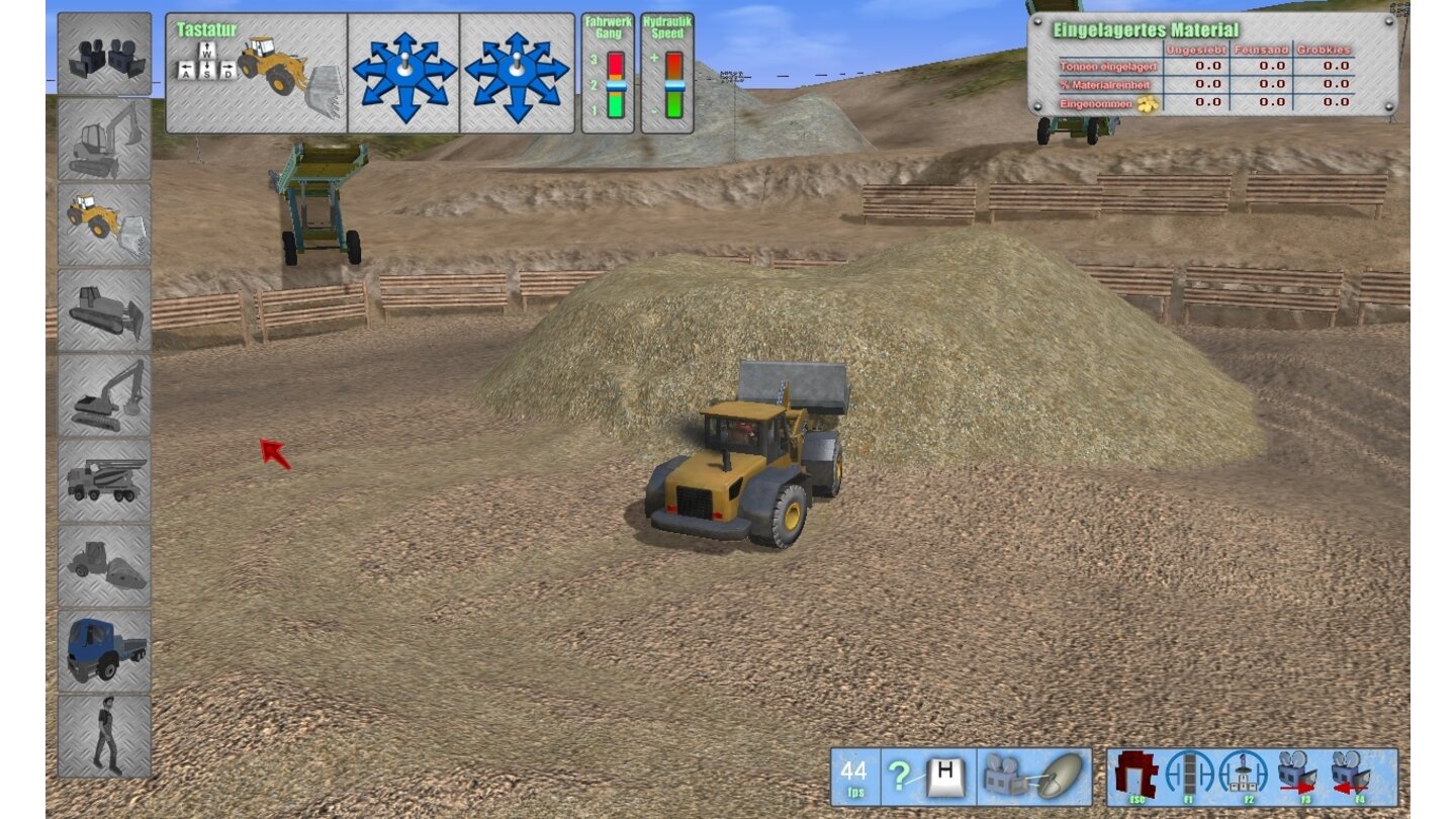 Bagger-Simulator 2011PC-Screenshots aus der Test-Version.