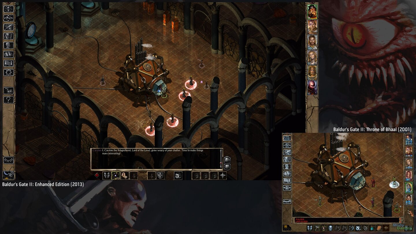 Baldur's Gate 2: Enhanced Edition - Vergleichsbilder mit der Original-Version