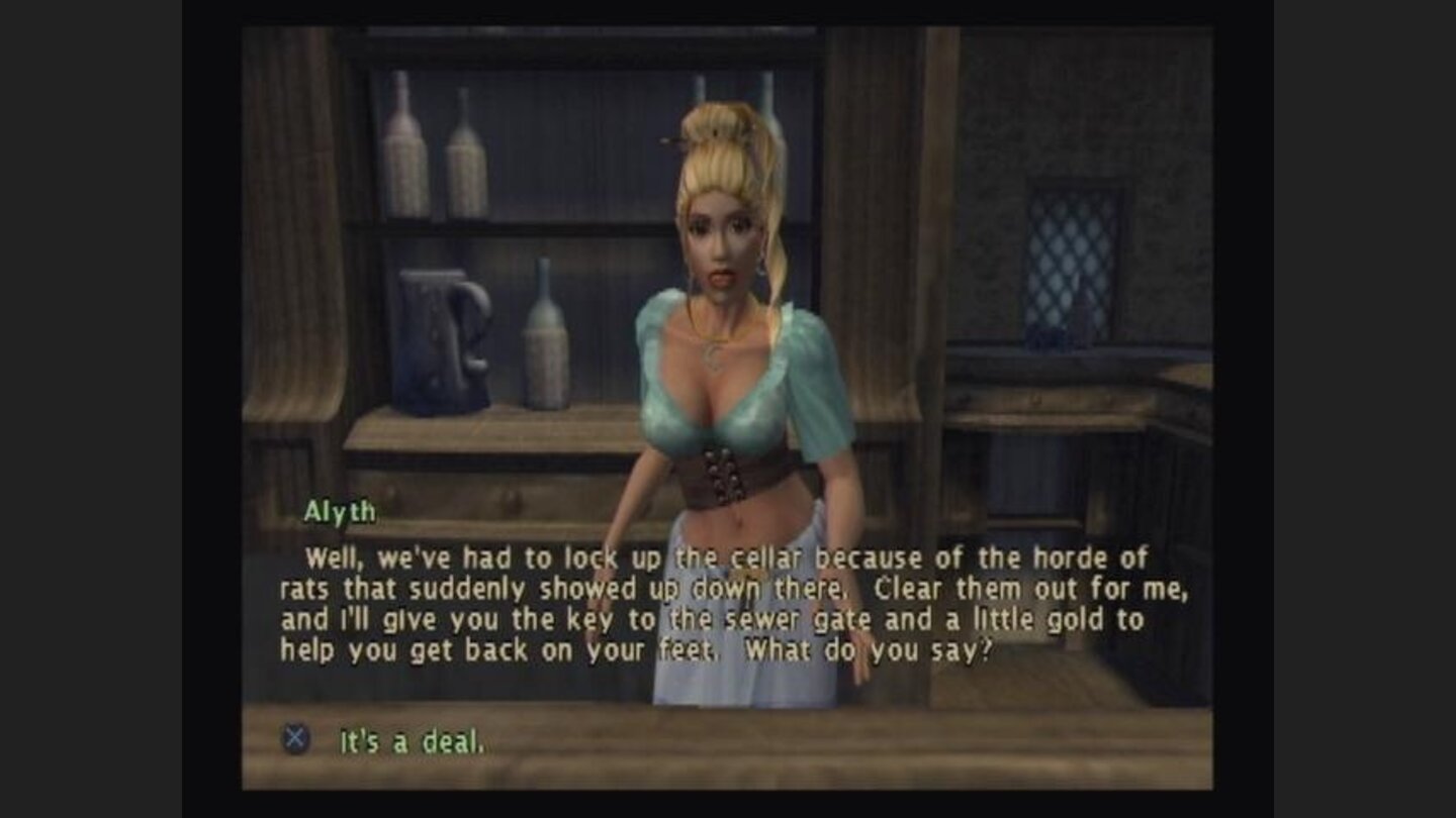 For you, anything. Quests are obtained through conversations featuring detailed versions of the games characters.