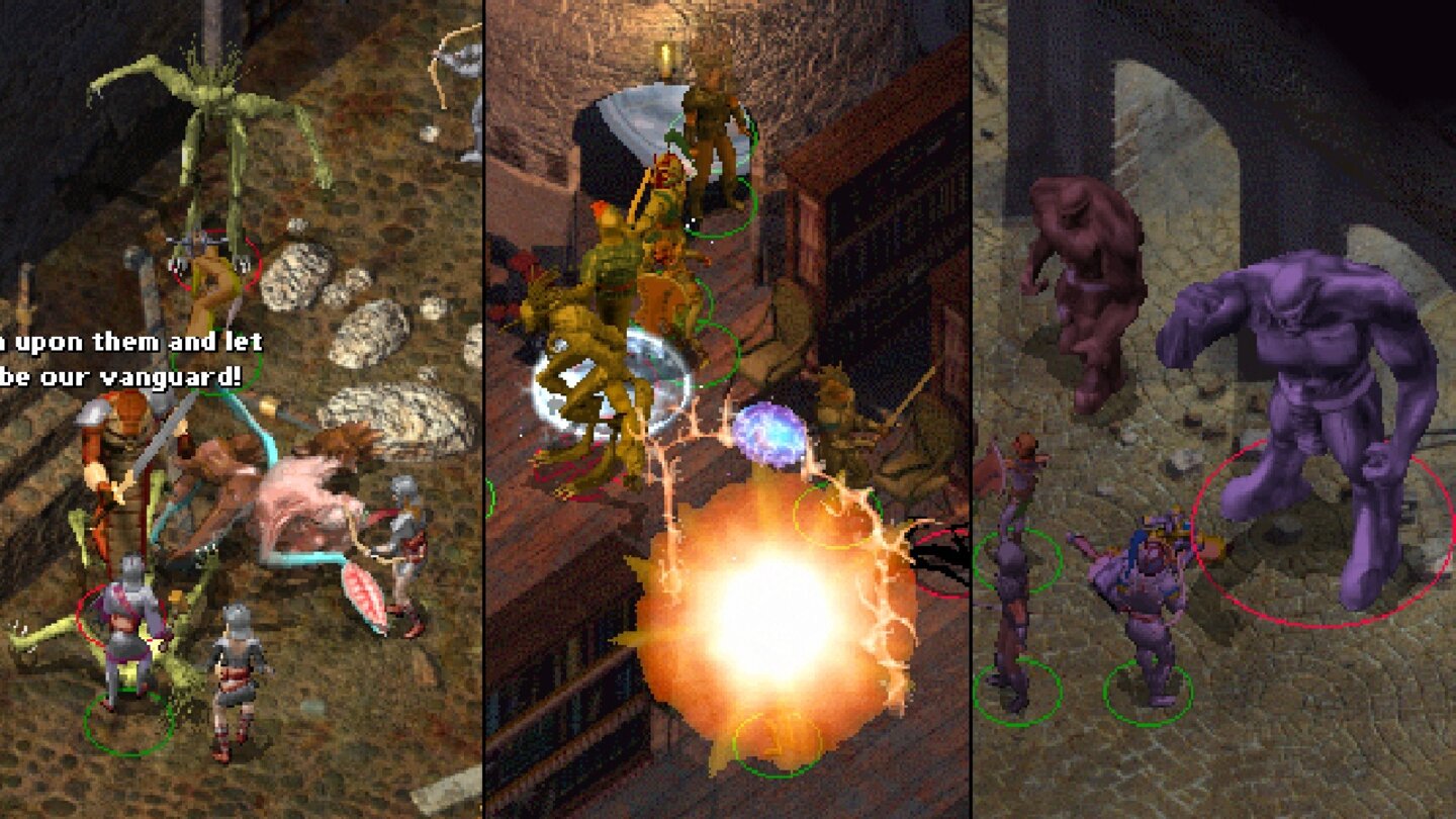 Baldurs Gate Saga... die aber erstmal von diversen Monstern befreit werden möchte.