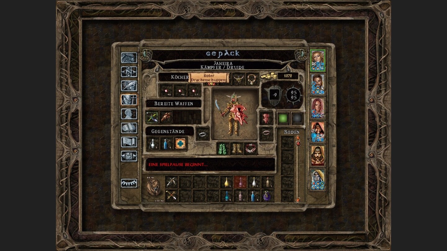 Baldurs Gate SagaMeine Gruppe wird immer stärker, immer mächtiger. Bessere Rüstungen, bessere Waffen ...