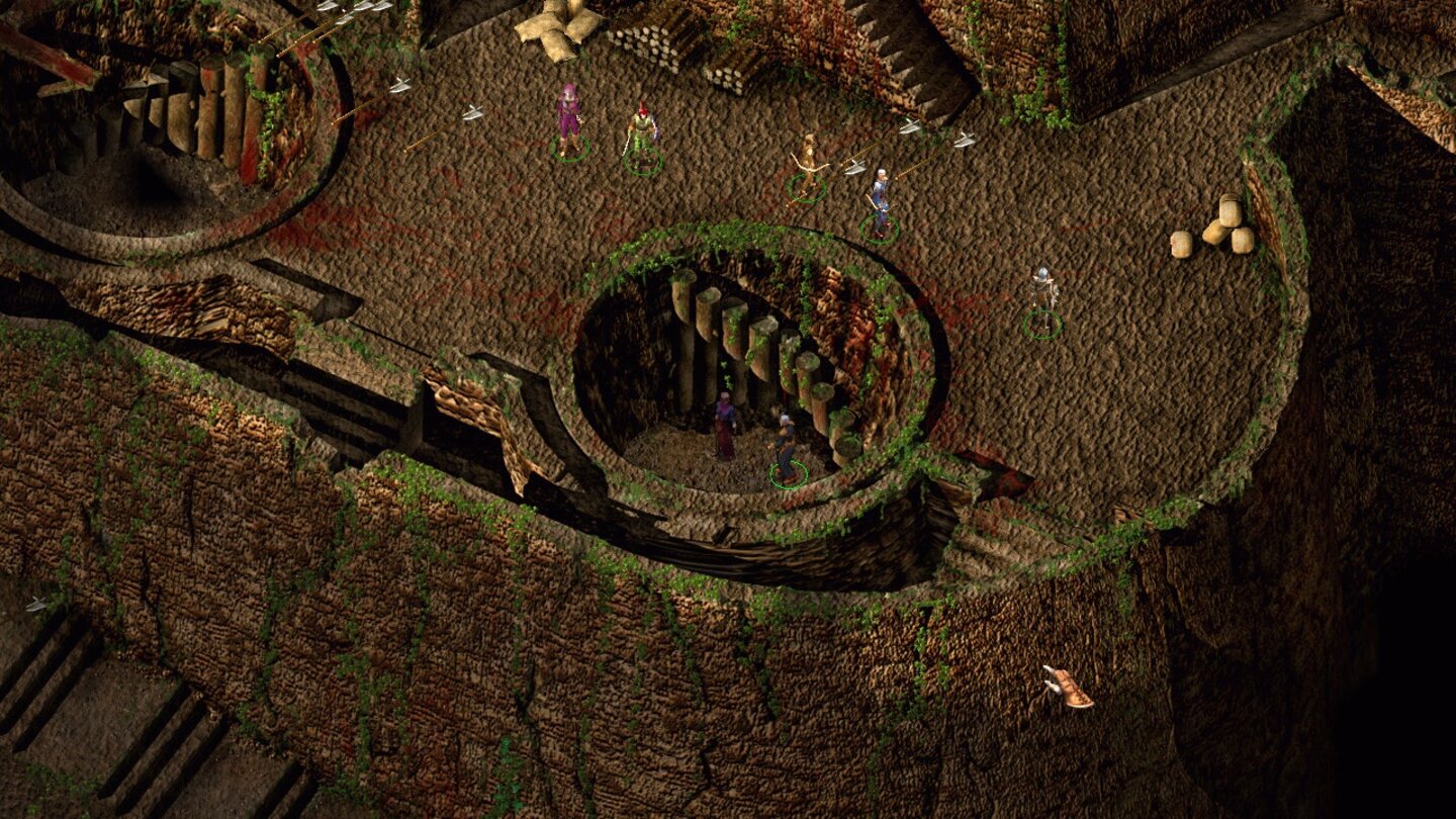 Baldurs Gate SagaSchwere Entscheidung: Nehme ich Dynaheir nicht mit, geht Minsc auch. Um beide zu halten, müsste ich mich von einem anderen Begleiter trennen.