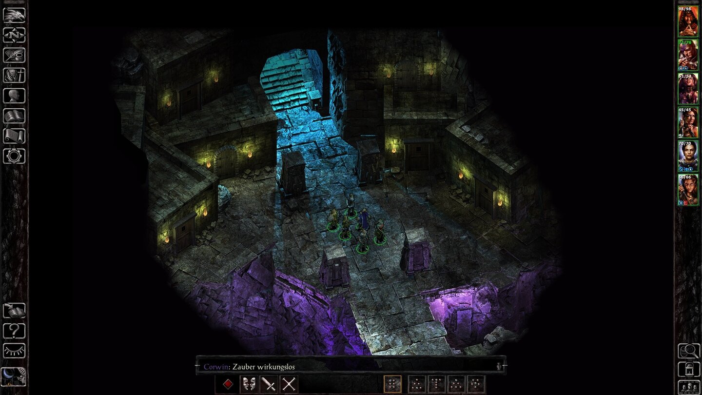 Baldur's Gate: Enhanced Edition - Siege of DragonspearNebenquests wie jene um die unterirdische Zwergenstadt Kanaglym bieten tolle Ansätze, werden aber nicht konsequent ausgearbeitet.