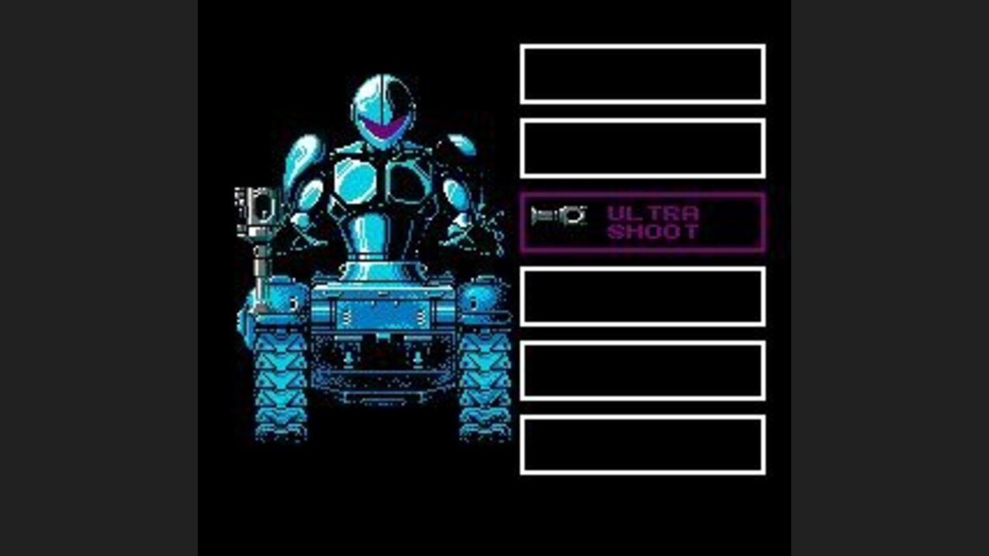 Players can be upgraded with new equipment, like this throwing module