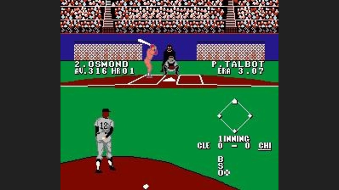 The smooth-swinging Osmond looks to take Talbot deep.