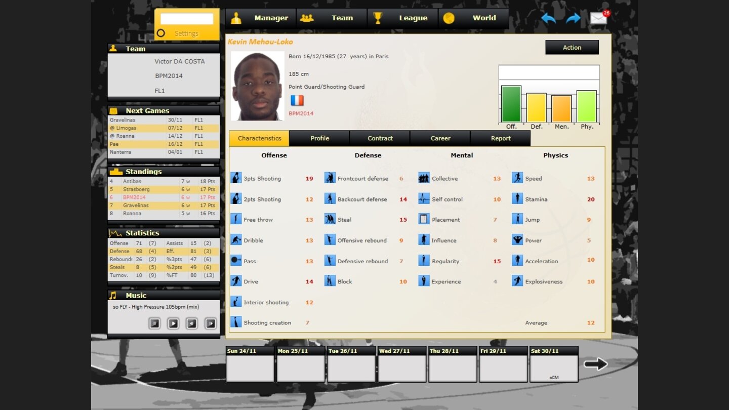 Basketball Pro Management 2014