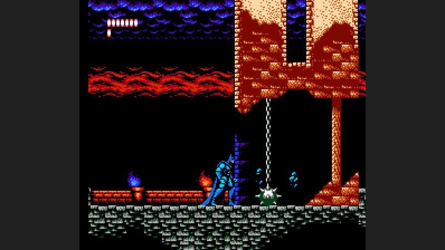 Batman avoids a deadly obstacle