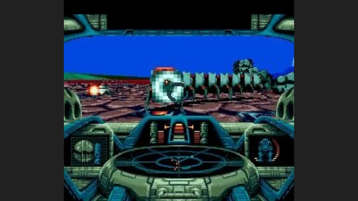 Near the end of the first level you fight some centipede-like guys.