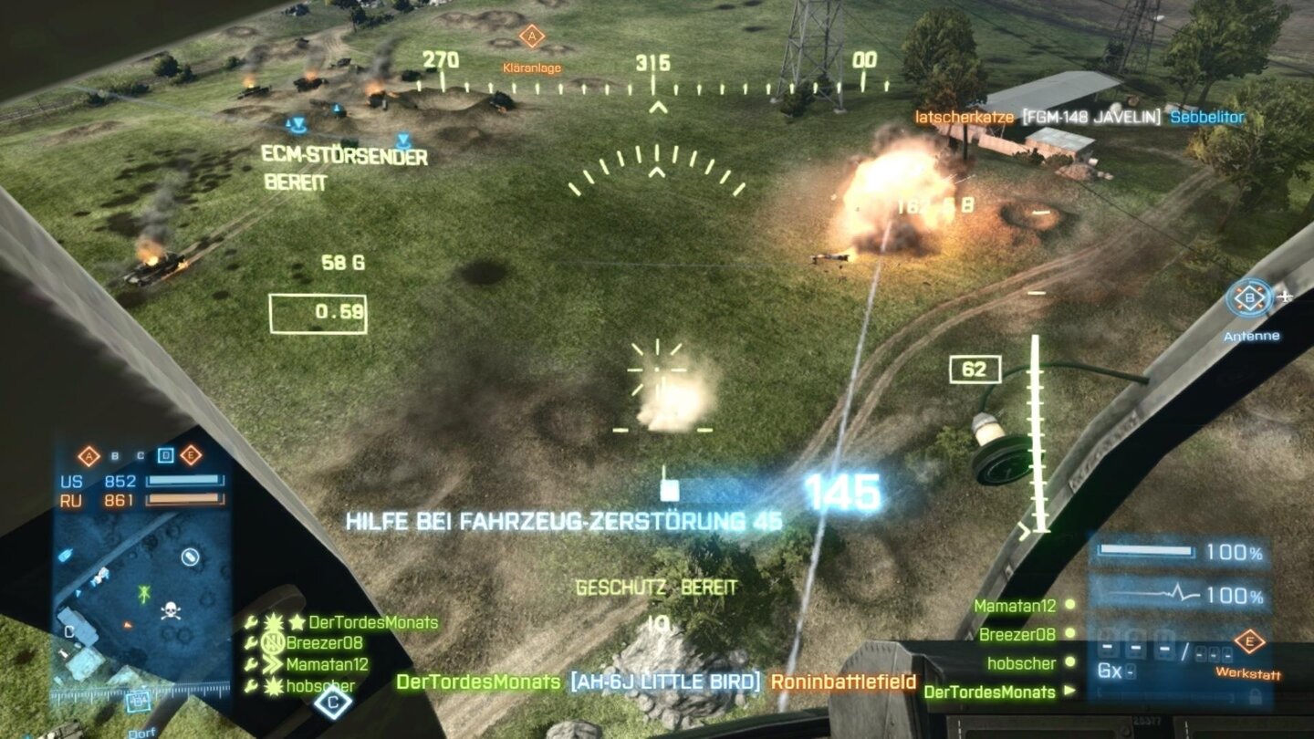 Battlefield 3 - Armored Kill-DLC (PC-Screenshots)Eines liefert Armored Kill ohne Zweifel: Schlachtfeld-Atmosphäre!