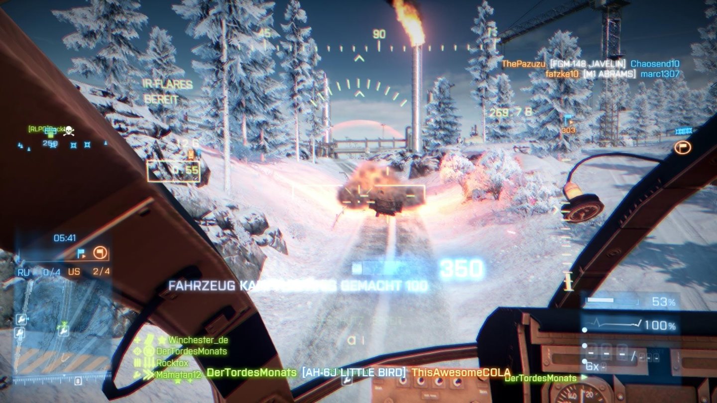 Battlefield 3 - End Game-DLCMit Sabalan-Pipeline kommt die erste reinrassige Schnee-Map ins Paket.