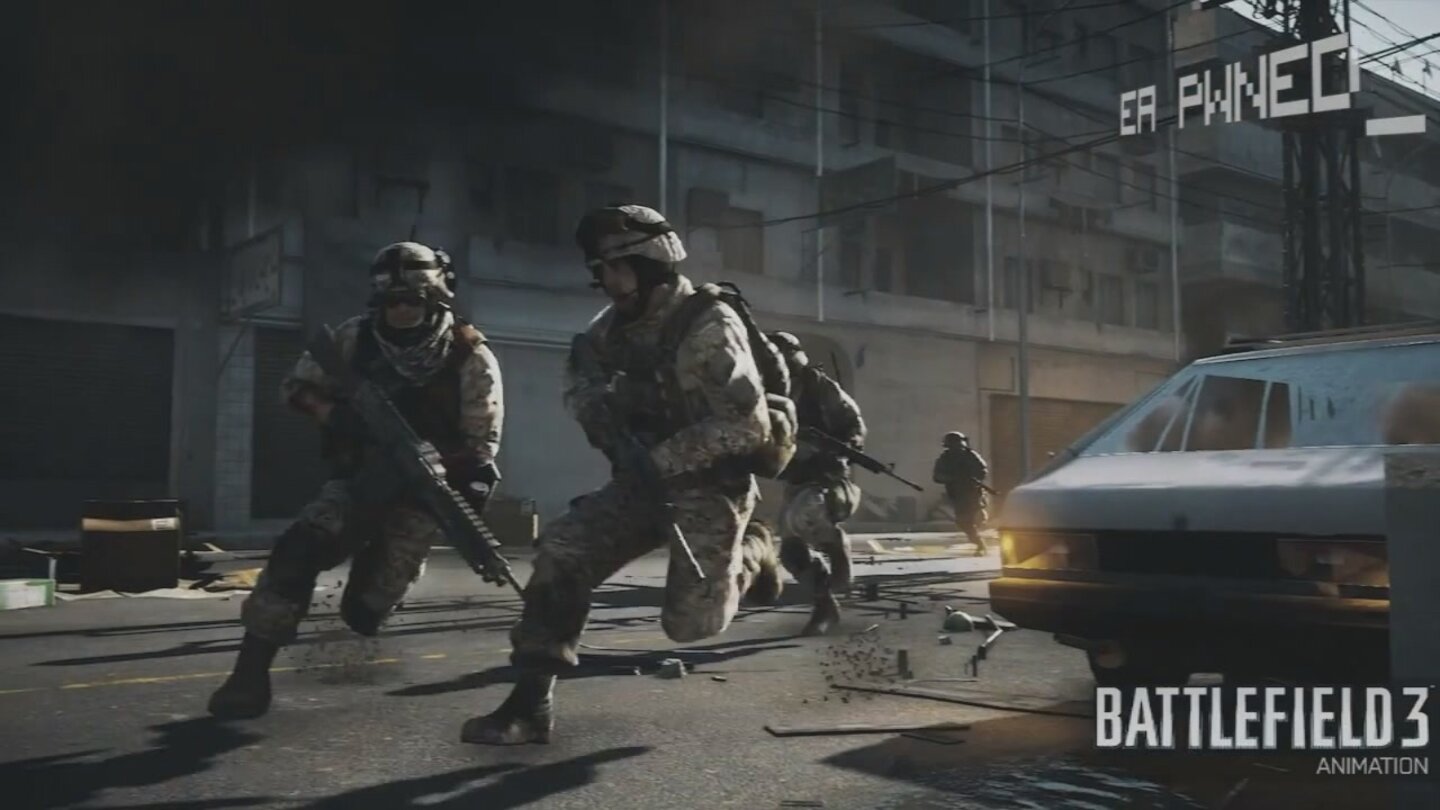 Battlefield 3Bilder aus dem EA PWNED-Trailer zu Battlefield 3.