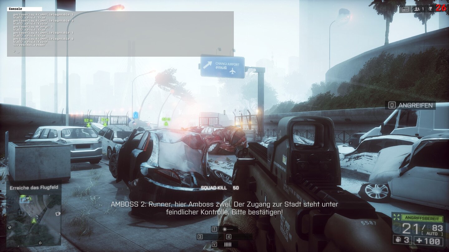 Als erstes Spiel mit Mantle-Support zeigte Battlefield 4 Anfang 2014 die Vorteile gegenüber DirectX 11, offenbarte aber auch noch Kinderkrankheiten der API - gut zu sehen an der sehr eingeschänkten Sichtweite durch viel stärkeren Nebel als unter DirectX 11.