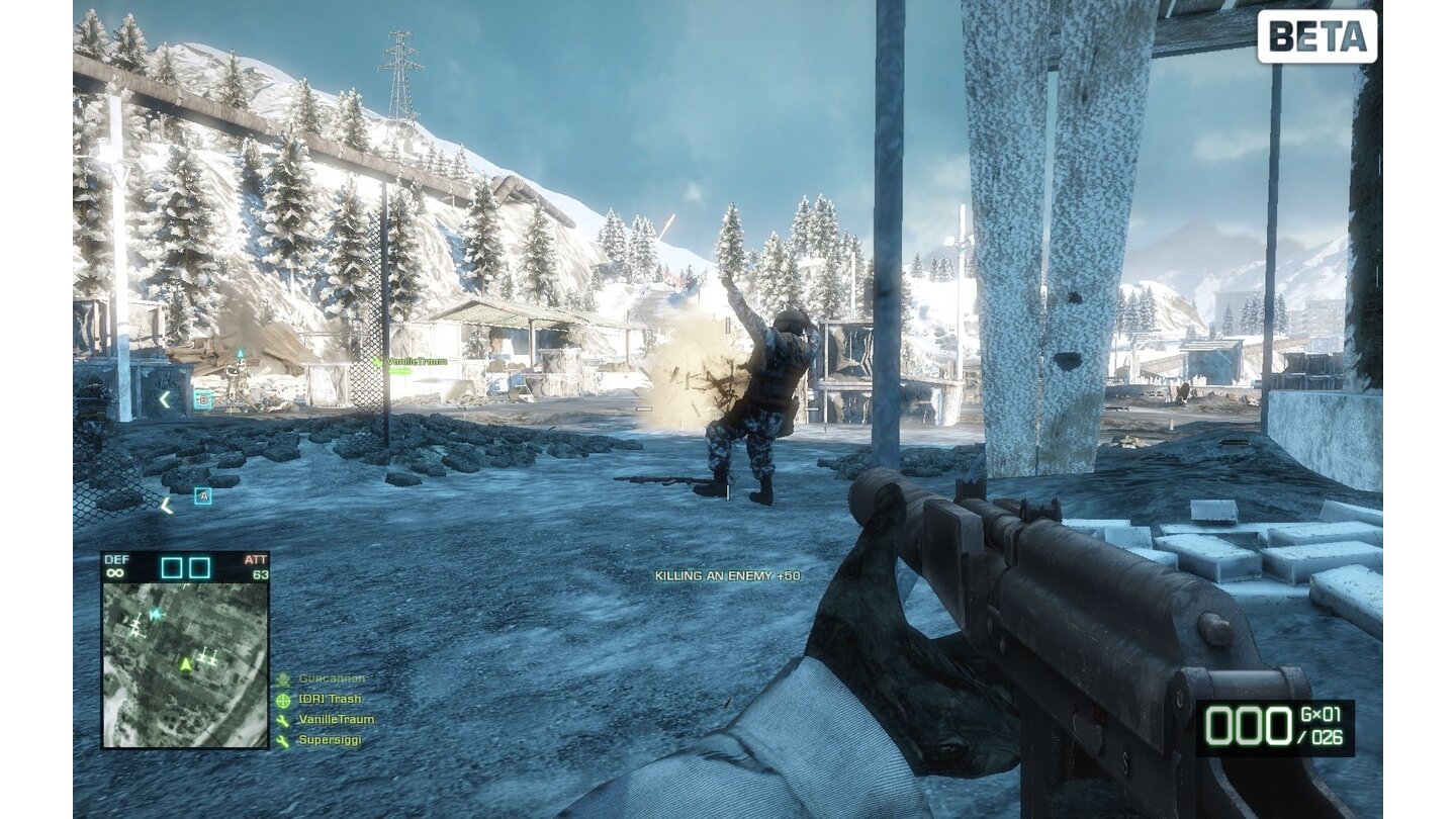 Battlefield: Bad Company 2 - PC-Beta im Bild