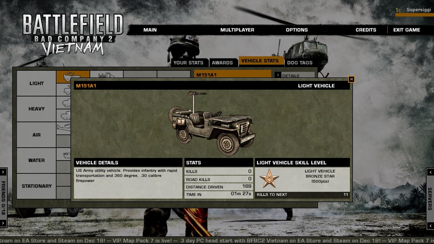 Battlefield: Bad Company 2 - Vietnam - Unlocks