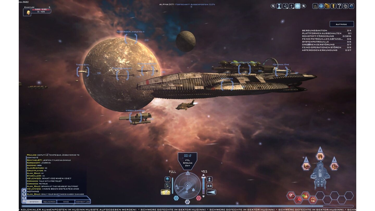 Battlestar Galactica Online - Screenshots aus der offenen Beta