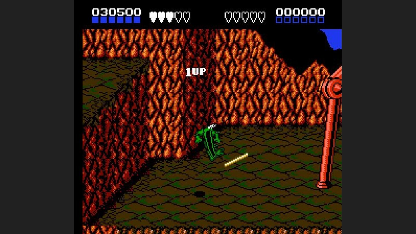 Toad freaks when he sees giant robot.
