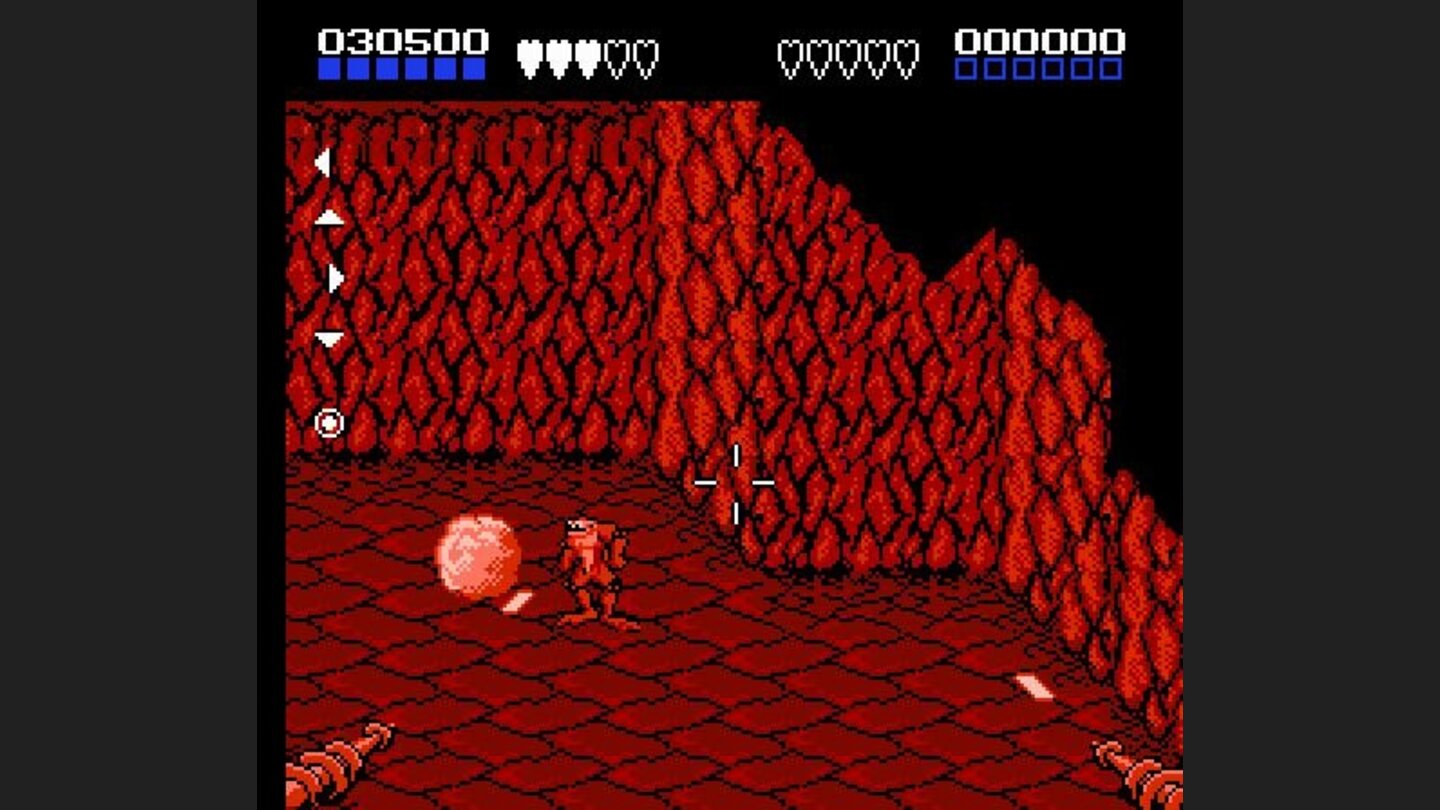 Fighting the level 1 boss.