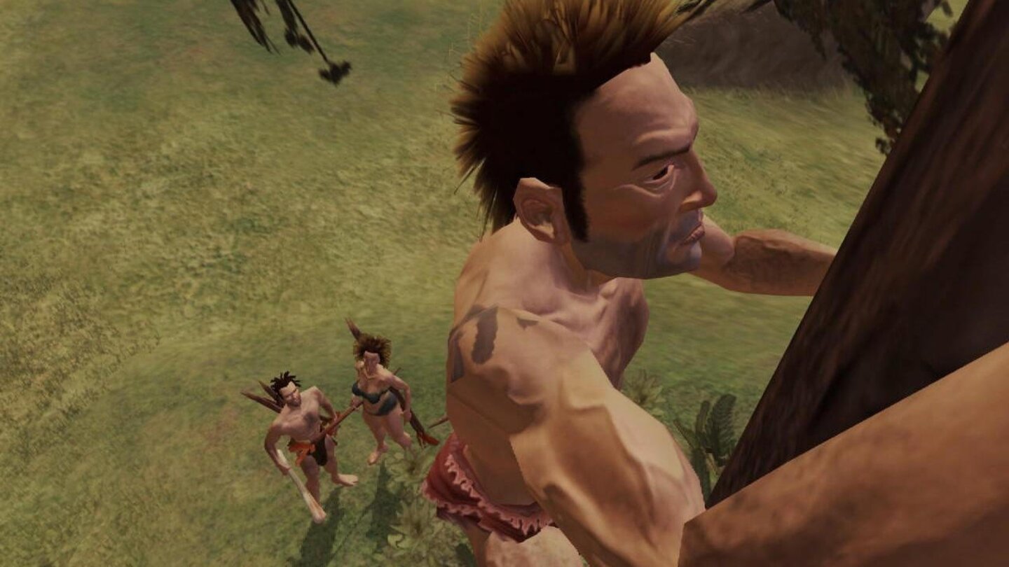 B.C.Jedes Stammesmitglied hat andere Talente, dieses hier kann auf Bäume klettern.