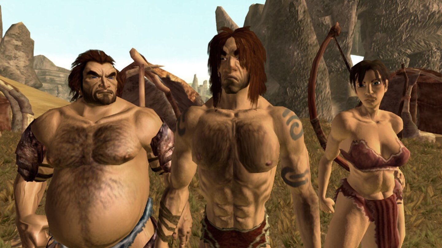 B.C.Selbst mit den Gesichtern der Stammesmitglieder geben sich die Entwickler viel Mühe.