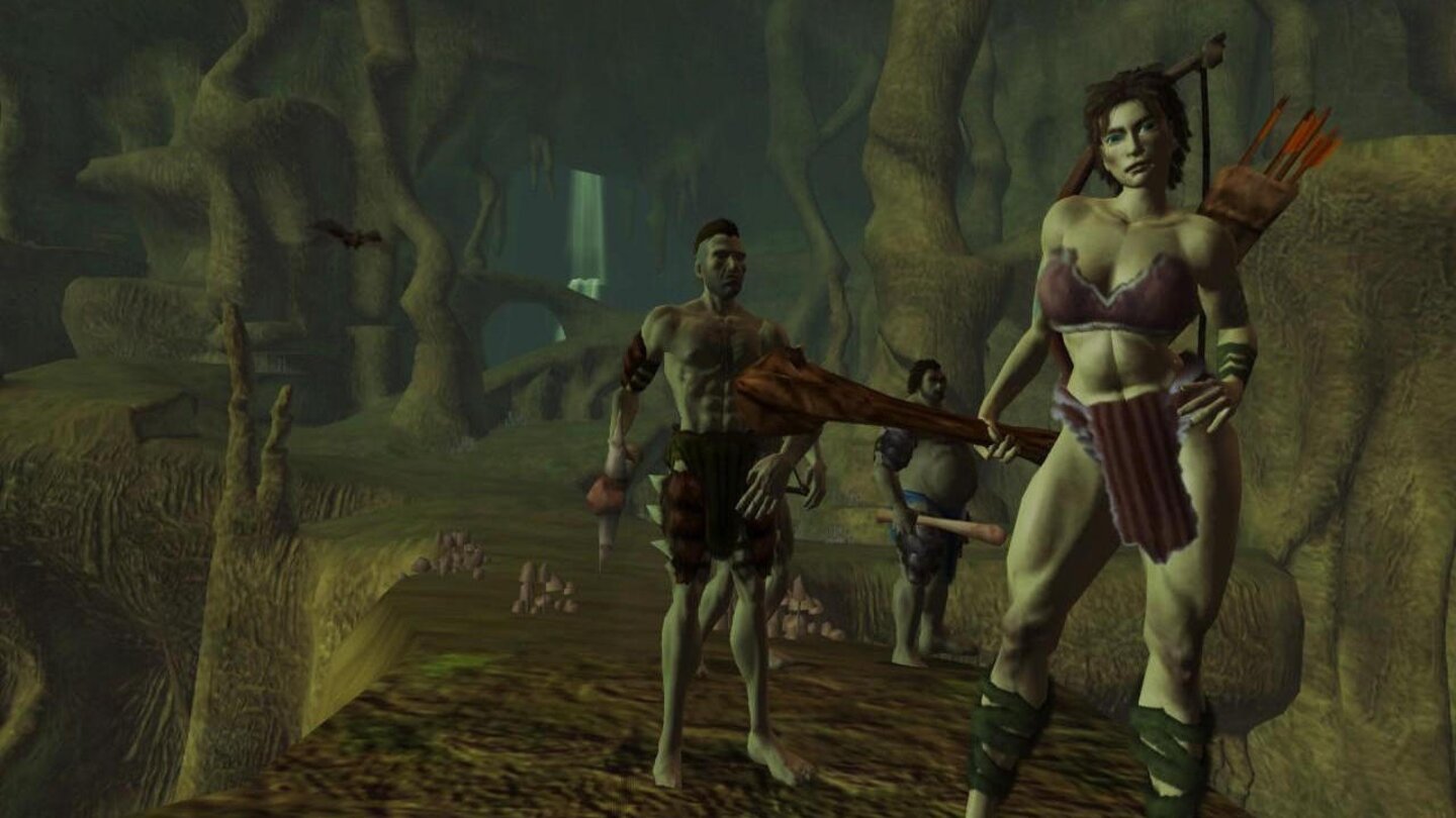 B.C.Auch Höhlensysteme harren der Erkundung.