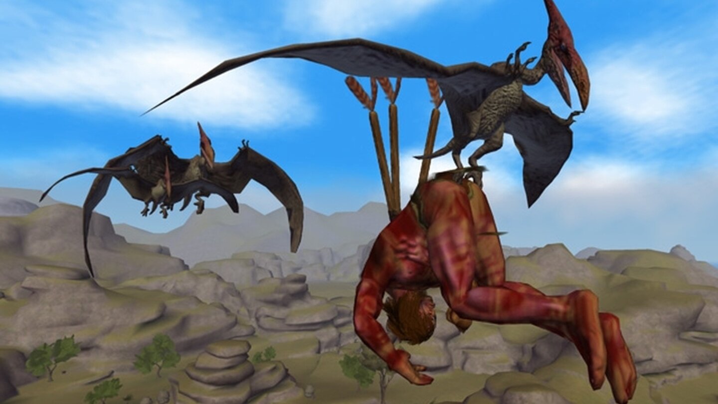 B.C.Flugsaurier bevorzugen ihre Mahlzeiten »to go«.