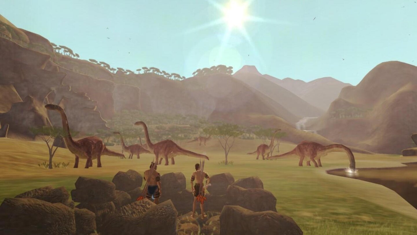 B.C.Die Landschaften sehen organisch aus und laden zum Erkunden ein.