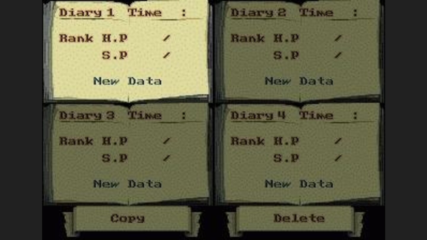game save screen