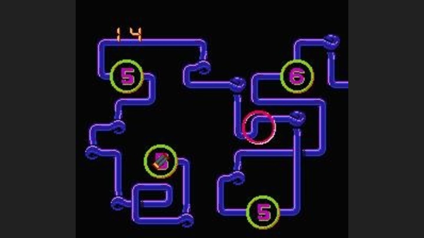 A mini-game: reach your destination through the tubes of time