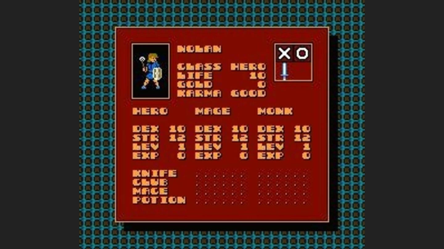 Creating a character