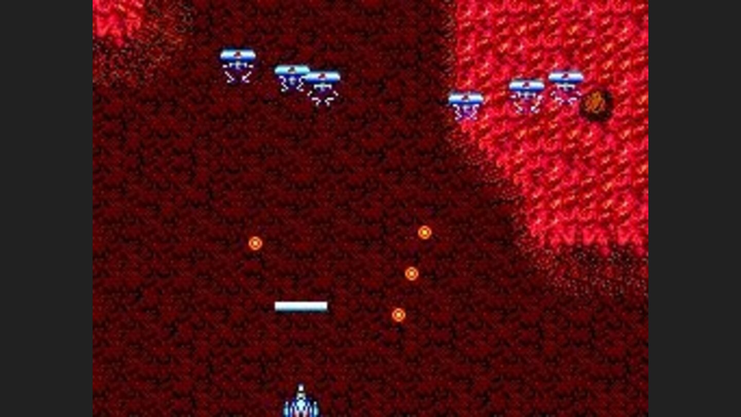 Shooting a laser beam at enemies