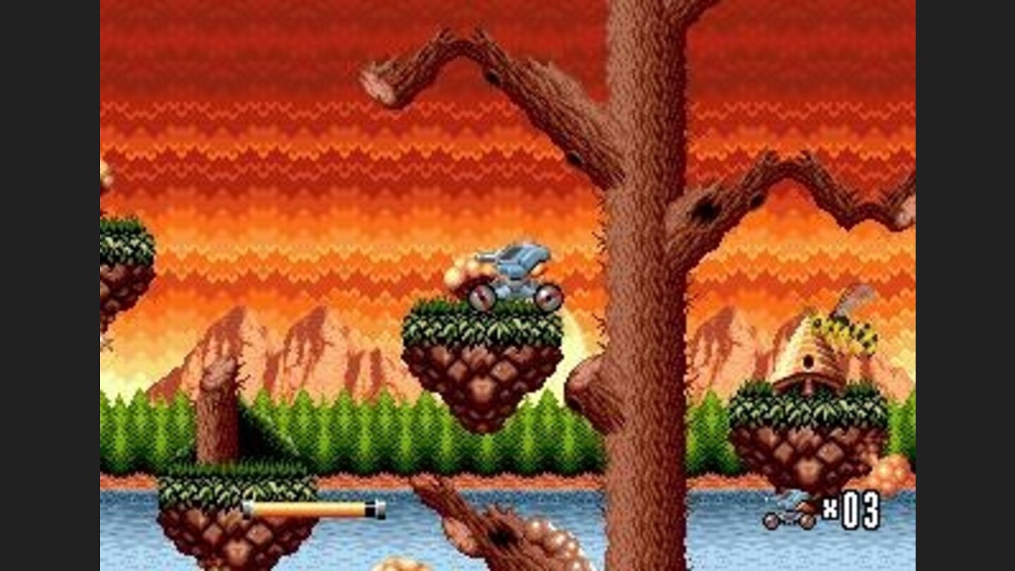 Sophia is fighting an evil plant