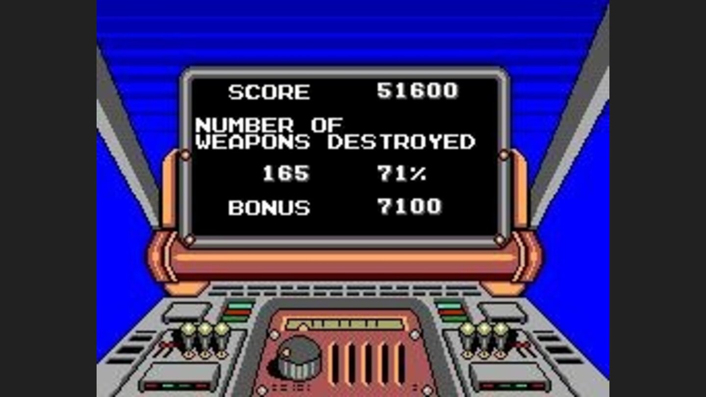 End-of-level statistics