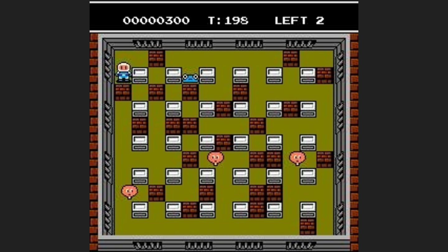 Another level of bricks and an enemy that can move through walls