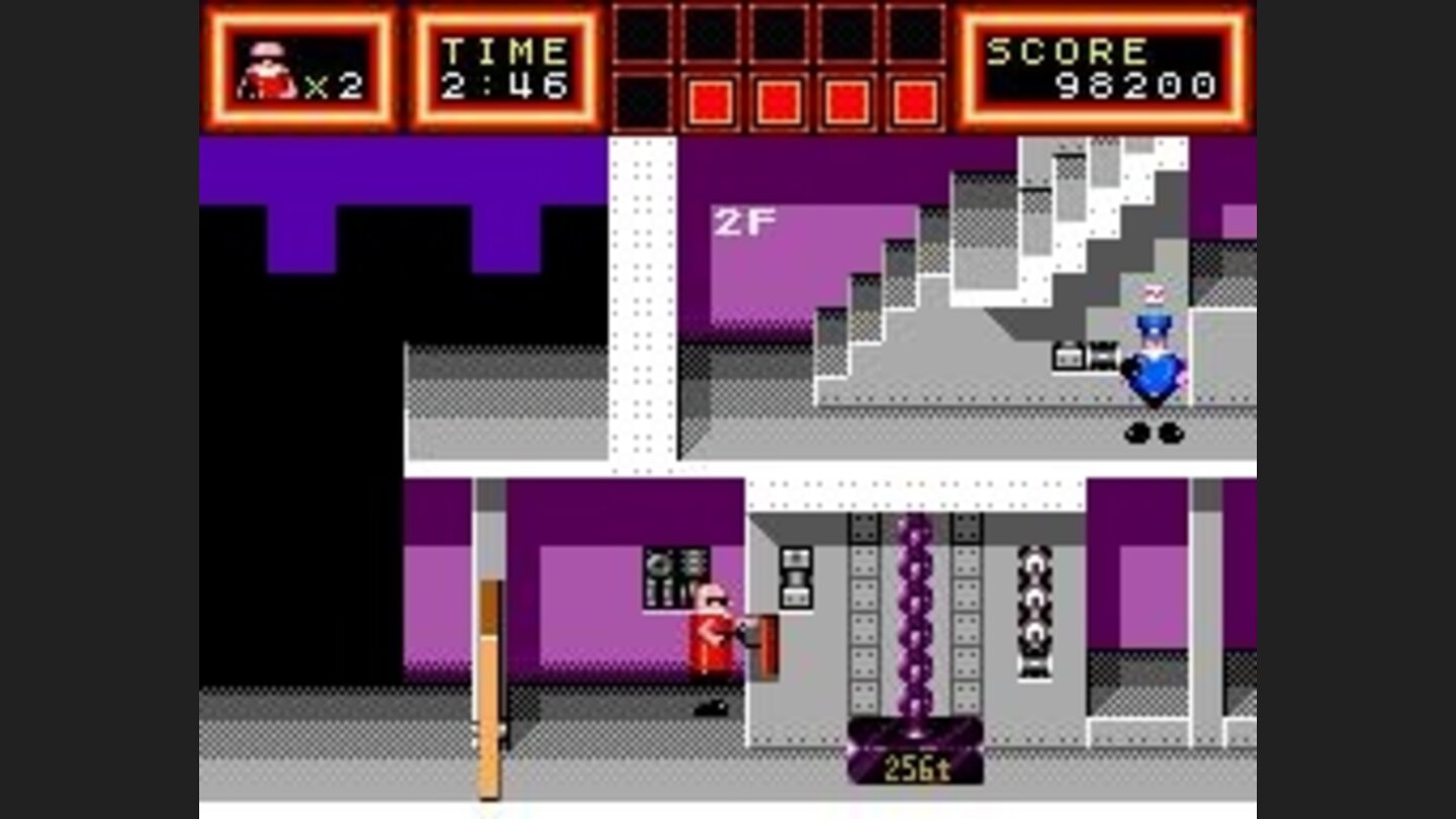 A guard gets squashed by a 256t weight