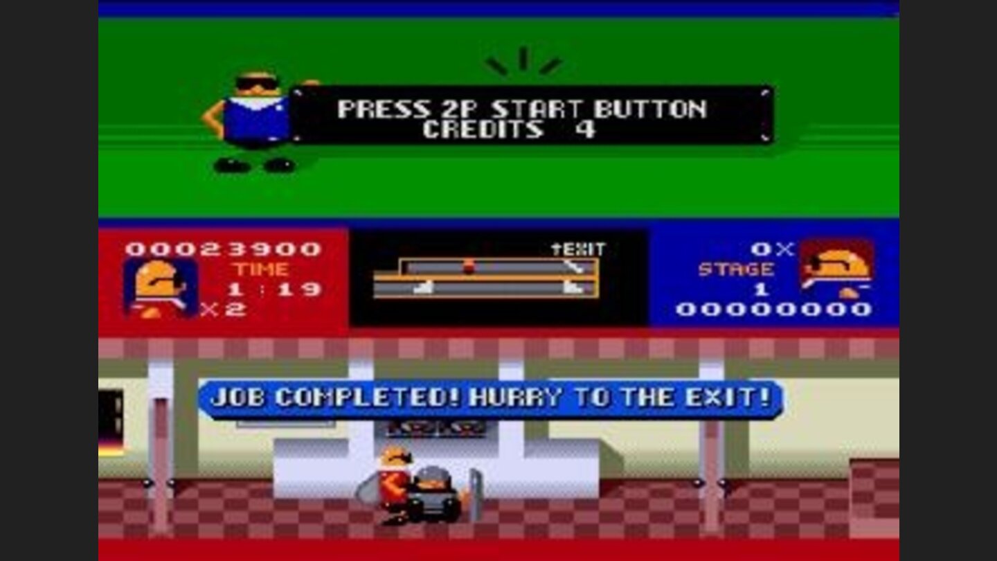 Got all the treasures, and am ready to proceed to the next building