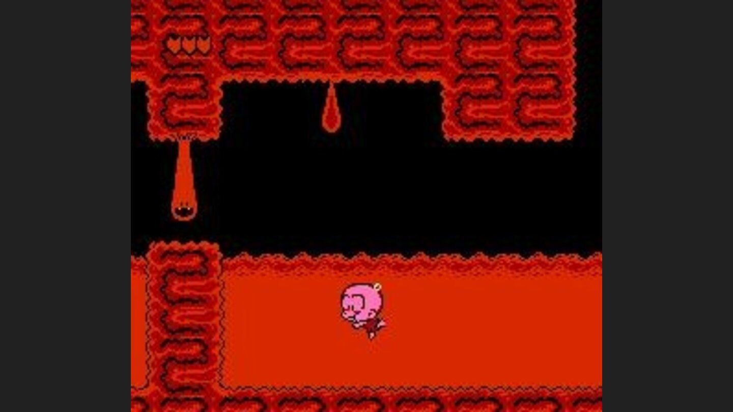 Swimming inside someones stomach