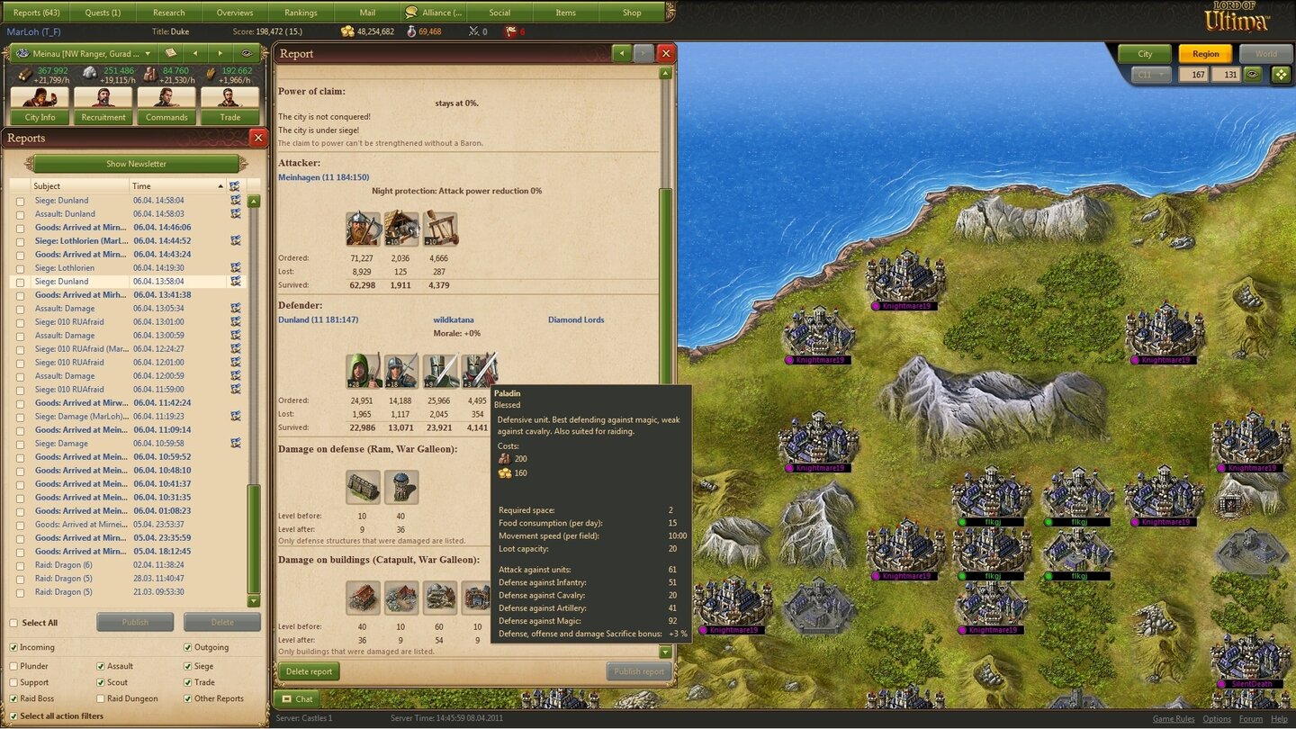 BrowserspieleEA schickt Lord of Ultima von Phenomic (Spellforce, Battleforge) ins Rennen.