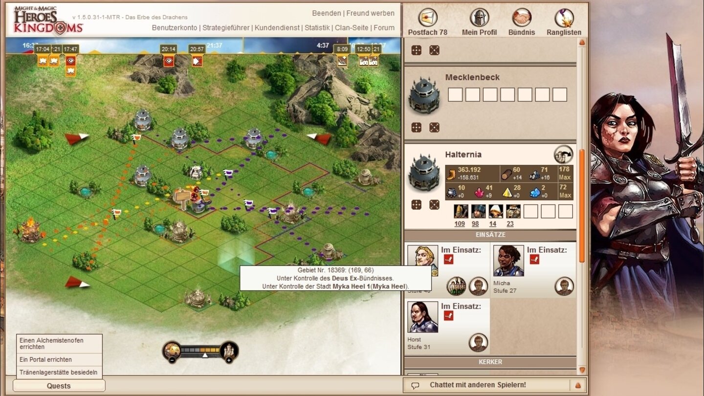 BrowserspieleUbisoft setzt hingegen auf Heroes of Might + Magic als Browsertitel – der läuft aber eher nebenher mit.